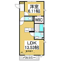 レジンエベール  ｜ 長野県長野市大字鶴賀西鶴賀町（賃貸アパート1LDK・3階・46.17㎡） その2