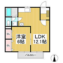 長野県長野市大字大豆島（賃貸アパート1LDK・1階・40.57㎡） その2