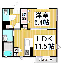 アパートメント公孫樹  ｜ 長野県長野市大字南長野南石堂町（賃貸アパート1LDK・2階・41.08㎡） その2