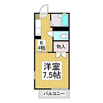 ディアス平林  ｜ 長野県長野市平林1丁目（賃貸アパート1K・2階・24.30㎡） その2