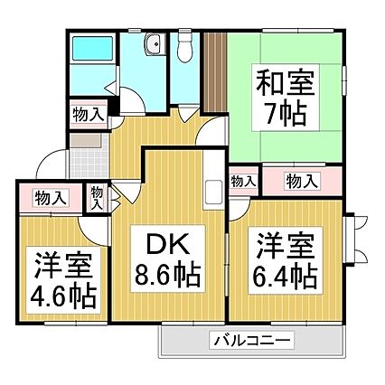 フレグランスアイビーB_間取り_0
