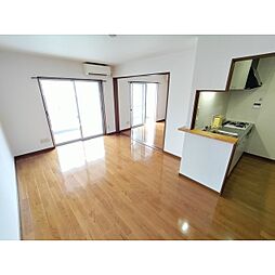 JR信越本線 長野駅 徒歩13分の賃貸マンション 4階2LDKのリビング/ダイニング