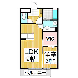 間取図画像 1LDK