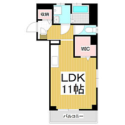 イーグル東口マンション ワンルームの間取図画像