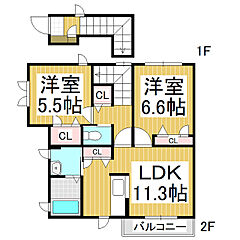 物件の間取り