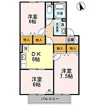 アバンサール・ミヤオ  ｜ 長野県長野市川中島町原（賃貸アパート2LDK・2階・59.28㎡） その2