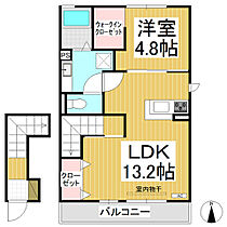 サンガーデン  ｜ 長野県長野市青木島（賃貸アパート1LDK・2階・49.88㎡） その2