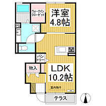 サンガーデン  ｜ 長野県長野市青木島（賃貸アパート1LDK・1階・40.44㎡） その2