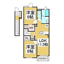 長野県千曲市大字小船山（賃貸アパート2LDK・2階・58.21㎡） その2