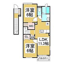 長野県千曲市大字内川（賃貸アパート2LDK・2階・58.21㎡） その2