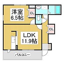 長野県千曲市大字寂蒔（賃貸アパート1LDK・1階・45.12㎡） その2