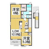 長野県千曲市大字桜堂（賃貸アパート2LDK・2階・57.32㎡） その2