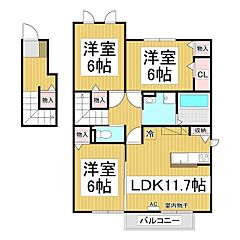 物件の間取り
