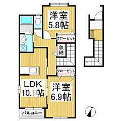 物件の間取り