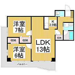 物件の間取り