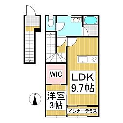 ベル・オネット 1LDKの間取図画像