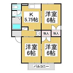 物件の間取り