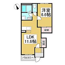 アートフラットＫ  ｜ 長野県上田市中野（賃貸アパート1LDK・1階・44.52㎡） その2