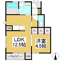 サニーライツフィールド  ｜ 長野県上田市常磐城4丁目（賃貸アパート1LDK・1階・43.06㎡） その2