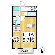 ア・レーズ上田A  ｜ 長野県上田市踏入1丁目（賃貸アパート1LDK・2階・30.50㎡） その2