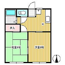 サンハイツ若林  ｜ 長野県上田市岩下（賃貸アパート2K・2階・34.00㎡） その2