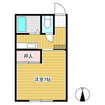 コーポ西ノ竹  ｜ 長野県上田市古里（賃貸アパート1K・2階・24.00㎡） その2