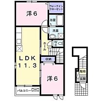 長野県上田市小泉（賃貸アパート2LDK・2階・57.26㎡） その2