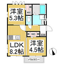 Green Well  ｜ 長野県上田市緑が丘3丁目（賃貸アパート2LDK・2階・40.33㎡） その2