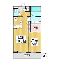 Lumiere33 1階1LDKの間取り