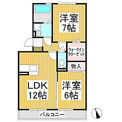 物件の間取り