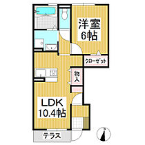 セジュール野沢  ｜ 長野県佐久市野沢（賃貸アパート1LDK・1階・42.51㎡） その2