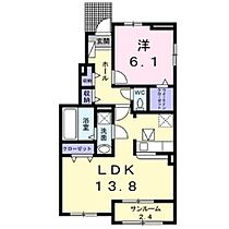 長野県佐久市岩村田（賃貸アパート1LDK・1階・54.19㎡） その2