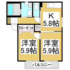 物件の間取り