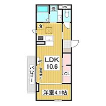 トリシア中越  ｜ 長野県長野市中越2丁目（賃貸アパート1LDK・3階・37.16㎡） その2