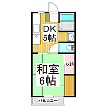 グレイシー箱清水Ｂ  ｜ 長野県長野市箱清水2丁目（賃貸アパート1K・2階・26.00㎡） その2