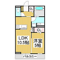 グランスクエア　III番館  ｜ 長野県長野市鶴賀（賃貸アパート1LDK・2階・41.29㎡） その2