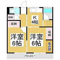 宮前アパート  ｜ 長野県長野市宮沖（賃貸アパート2K・2階・40.00㎡） その2