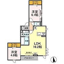 MORI石堂  ｜ 長野県長野市大字南長野南石堂町（賃貸アパート2LDK・3階・60.74㎡） その2