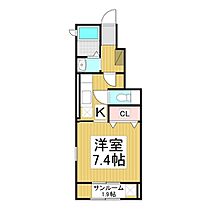 長野県長野市徳間1丁目（賃貸アパート1K・1階・30.79㎡） その2