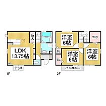 シンシア　D  ｜ 長野県長野市大字稲葉（賃貸アパート3LDK・1階・79.37㎡） その2