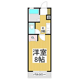 間取図画像 1K