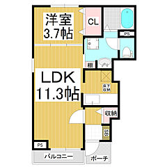 物件の間取り