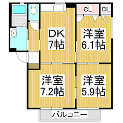 物件の間取り