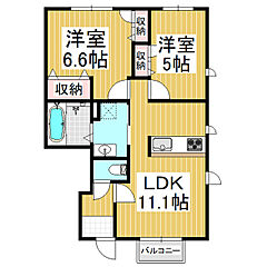 物件の間取り
