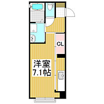 アルボあがた  ｜ 長野県松本市県3丁目（賃貸アパート1K・1階・26.46㎡） その2