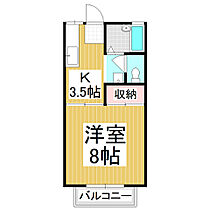 メゾン牧野 102 ｜ 長野県松本市井川城2丁目（賃貸アパート1K・1階・26.49㎡） その2