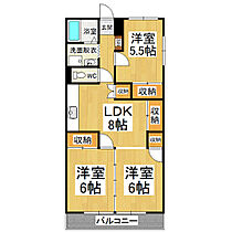 長丘タウンハウス  ｜ 長野県松本市村井町北2丁目（賃貸マンション3LDK・4階・59.60㎡） その2