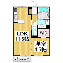 コモ・ラスパシオ  ｜ 長野県松本市高宮中（賃貸アパート1LDK・2階・40.18㎡） その2