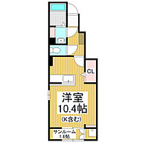 長野県松本市県1丁目（賃貸アパート1R・1階・32.43㎡） その2