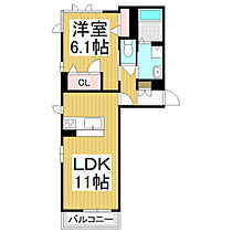 グラン・チェスタ  ｜ 長野県松本市大字里山辺（賃貸マンション1LDK・1階・44.60㎡） その2